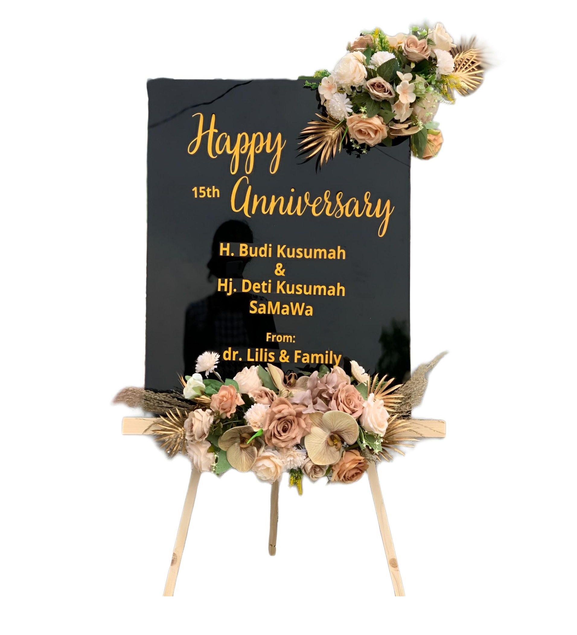 Papan Bunga Akrilik Pabean Cantian