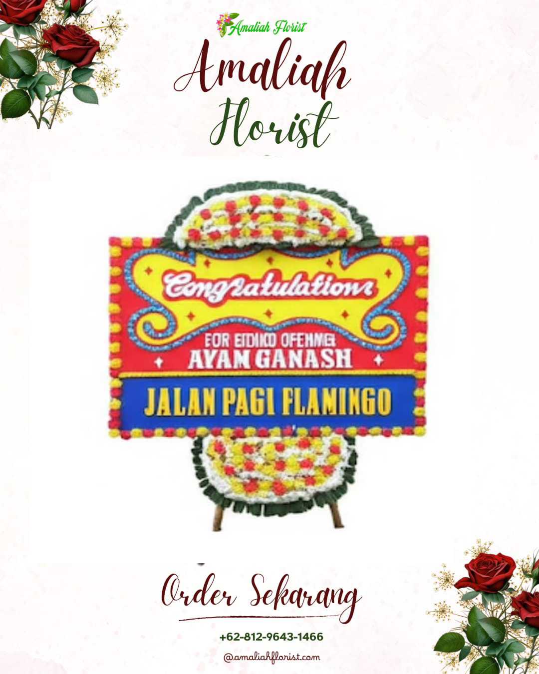 Sewa Papan Bunga Pabean Cantian